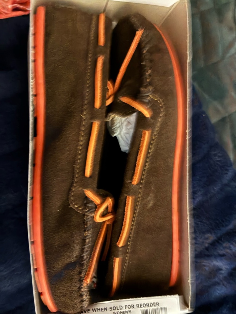 AUTH  MINNETONKA SUEDE MOCCASINS MULTI COLOR 328x KILTY